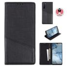 For OPPO Reno3 MUXMA MX109 Horizontal Flip Leather Case with Holder & Card Slot & Wallet(Black) - 1