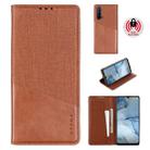 For OPPO Reno3 MUXMA MX109 Horizontal Flip Leather Case with Holder & Card Slot & Wallet(Brown) - 1