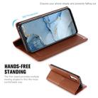 For OPPO Reno3 MUXMA MX109 Horizontal Flip Leather Case with Holder & Card Slot & Wallet(Brown) - 4
