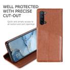 For OPPO Reno3 MUXMA MX109 Horizontal Flip Leather Case with Holder & Card Slot & Wallet(Brown) - 5