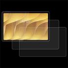 For HTC A104 2pcs 0.3mm 9H Explosion-proof Tempered Tablet Glass Film - 1