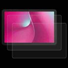 For T-Mobile Revvl Tab 2 10.1 inch 2pcs 0.3mm 9H Explosion-proof Tempered Tablet Glass Film - 1