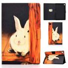 For Samsung Galaxy Tab A9 Electric Pressed Colored Drawing Leather Tablet Case(Bugs Bunny) - 1