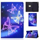 For Samsung Galaxy Tab A9+ Electric Pressed Colored Drawing Leather Tablet Case with Sleep / Wake-up Function(Starry Sky Butterfly) - 1