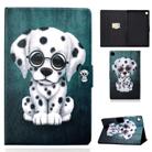 For Samsung Galaxy Tab A9+ Electric Horizontal Flat Painted Leather Tablet Case with Sleep / Wake-up Function(Dalmatian) - 1