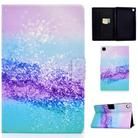 For Samsung Galaxy Tab A9+ Electric Pressed Colored Drawing Leather Tablet Case with Sleep / Wake-up Function(Color Sand) - 1