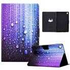For Samsung Galaxy Tab A9+ Electric Pressed Colored Drawing Leather Tablet Case with Sleep / Wake-up Function(Water Droplets) - 1