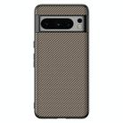 For Google Pixel 8 Pro Ultra-thin Carbon Fiber Texture Printing Phone Case(Gold) - 1