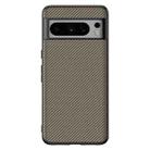 For Google Pixel 9 Ultra-thin Carbon Fiber Texture Printing Phone Case(Gold) - 1