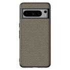 For Google Pixel 9 Pro Ultra-thin Carbon Fiber Texture Printing Phone Case(Gold) - 1