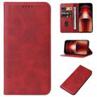For vivo iQOO Neo9 Magnetic Closure Leather Phone Case(Red) - 1