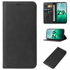 For vivo iQOO Z9 Magnetic Closure Leather Phone Case(Black) - 1