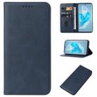 For vivo S17 Pro Magnetic Closure Leather Phone Case(Blue) - 1