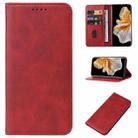 For vivo S18 Pro Magnetic Closure Leather Phone Case(Red) - 1