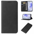 For vivo S18e Magnetic Closure Leather Phone Case(Black) - 1