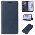 For vivo S18e Magnetic Closure Leather Phone Case(Blue) - 1