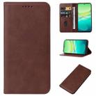 For vivo T3 Magnetic Closure Leather Phone Case(Brown) - 1