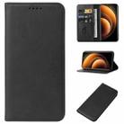 For vivo X100 Magnetic Closure Leather Phone Case(Black) - 1