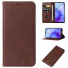 For vivo Y17s Magnetic Closure Leather Phone Case(Brown) - 1