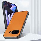 For Google Pixel 9a Ultra-thin Plain Skin Leather Phone Case(Black) - 2