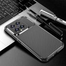 For Xiaomi 14 Carbon Fiber Texture Shockproof TPU Phone Case(Black) - 1