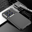 For Xiaomi 14 Pro Carbon Fiber Texture Shockproof TPU Phone Case(Black) - 1