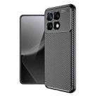 For Xiaomi Redmi K70 Pro Carbon Fiber Texture Shockproof TPU Phone Case(Black) - 1