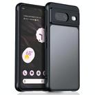 For Google Pixel 8 Ultra-thin Translucent PC+TPU Phone Case(Black) - 1