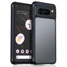 For Google Pixel 9 Pro Ultra-thin Translucent PC+TPU Phone Case(Black) - 1