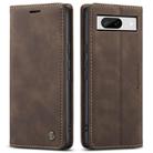 For Google Pixel 8 CaseMe 013 Multifunctional Horizontal Flip Leather Phone Case(Coffee) - 2