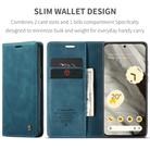 For Google Pixel 8 CaseMe 013 Multifunctional Horizontal Flip Leather Phone Case(Blue) - 3