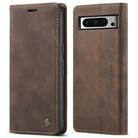 For Google Pixel 8 Pro CaseMe 013 Multifunctional Horizontal Flip Leather Phone Case(Coffee) - 2