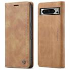 For Google Pixel 8 Pro CaseMe 013 Multifunctional Horizontal Flip Leather Phone Case(Brown) - 2