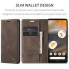 For Google Pixel 6A CaseMe 013 Multifunctional Horizontal Flip Leather Phone Case(Coffee) - 2