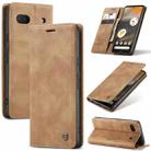 For Google Pixel 6A CaseMe 013 Multifunctional Horizontal Flip Leather Phone Case(Brown) - 1