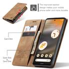 For Google Pixel 6A CaseMe 013 Multifunctional Horizontal Flip Leather Phone Case(Brown) - 3