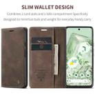 For Google Pixel 8A CaseMe 013 Multifunctional Horizontal Flip Leather Phone Case(Coffee) - 2