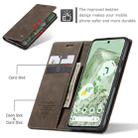 For Google Pixel 8A CaseMe 013 Multifunctional Horizontal Flip Leather Phone Case(Coffee) - 3