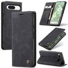 For Google Pixel 8A CaseMe 013 Multifunctional Horizontal Flip Leather Phone Case(Black) - 1