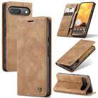 For Google Pixel 9 / 9 Pro CaseMe 013 Multifunctional Horizontal Flip Leather Phone Case(Brown) - 1