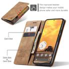 For Google Pixel 9 / 9 Pro CaseMe 013 Multifunctional Horizontal Flip Leather Phone Case(Brown) - 3