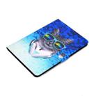 For iPad Air / Air 2  / iPad 9.7 2017 / 2018 TPU Electric Pressed Horizontal Flip Leather Case with Holder & Card Slot & Sleep / Wake-up Function(Headphone Cat) - 6