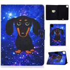 For iPad Pro 11 2020 / 2018 TPU Electric Pressed Horizontal Flip Leather Case with Holder & Card Slot & Sleep / Wake-up Function(Little Black Dog) - 1