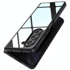 For Samsung Galaxy Z Fold4 Ultra-thin Transparent PC+TPU Phone Case(Black) - 1