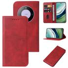 For Huawei Mate 60 Pro Magnetic Closure Leather Phone Case(Red) - 1