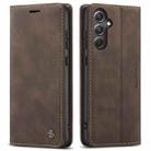 For Samsung Galaxy S23 FE 5G CaseMe 013 Multifunctional Horizontal Flip Leather Phone Case(Coffee) - 2