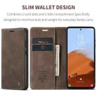 For Samsung Galaxy S23 FE 5G CaseMe 013 Multifunctional Horizontal Flip Leather Phone Case(Coffee) - 3