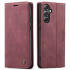 For Samsung Galaxy S23 FE 5G CaseMe 013 Multifunctional Horizontal Flip Leather Phone Case(Wine Red) - 2