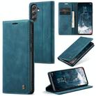 For Samsung Galaxy S23 FE 5G CaseMe 013 Multifunctional Horizontal Flip Leather Phone Case(Blue) - 1