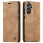 For Samsung Galaxy S23 FE 5G CaseMe 013 Multifunctional Horizontal Flip Leather Phone Case(Brown) - 2